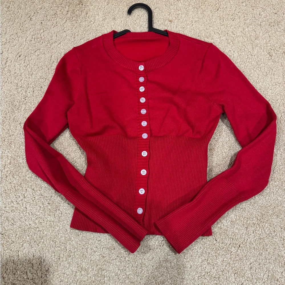Red Cardigan